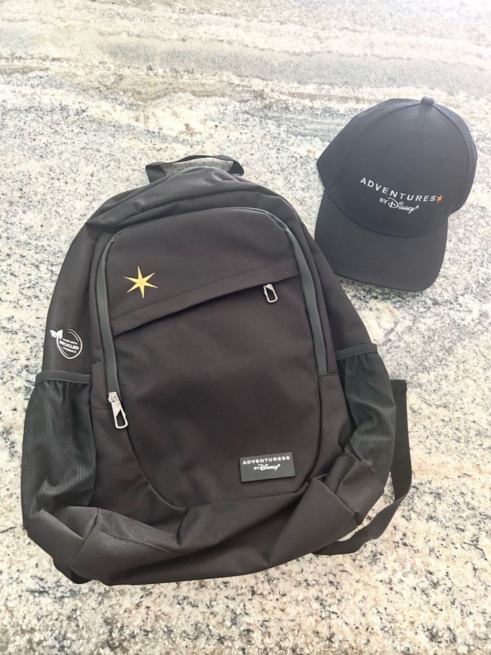 Adventures By Disney ABD Backpack Made With Recycled Materials And Hat